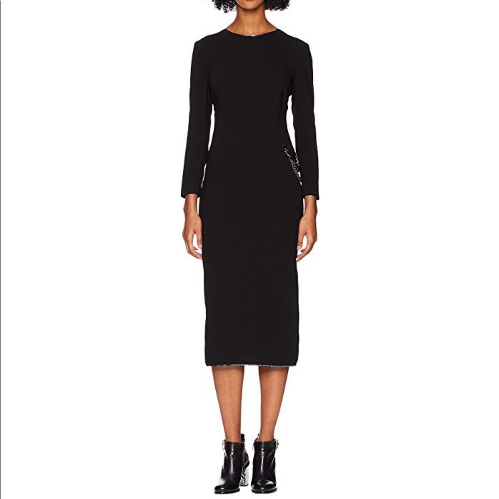 NWT Boutique Moschino Long Sleeve Dress w/Chain 46